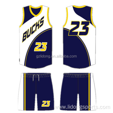 Custom Printed Men latest basketball jersey design